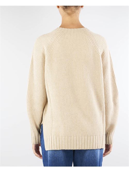 Maglia a V in lana viscosa e cashmere Max Mara Weekend MAX MARA WEEKEND | Maglia | PANIA3